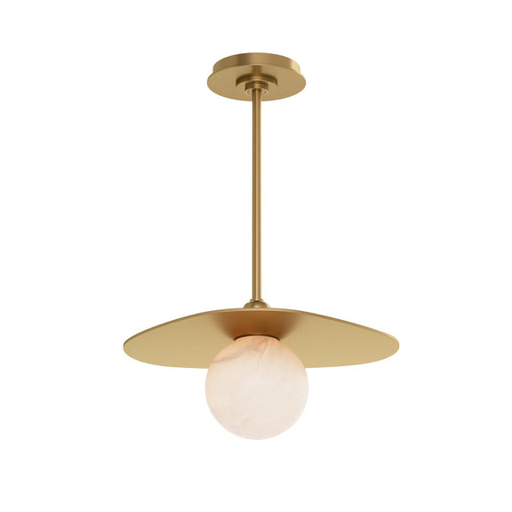 Rhoads Pendant - Natural Brass
