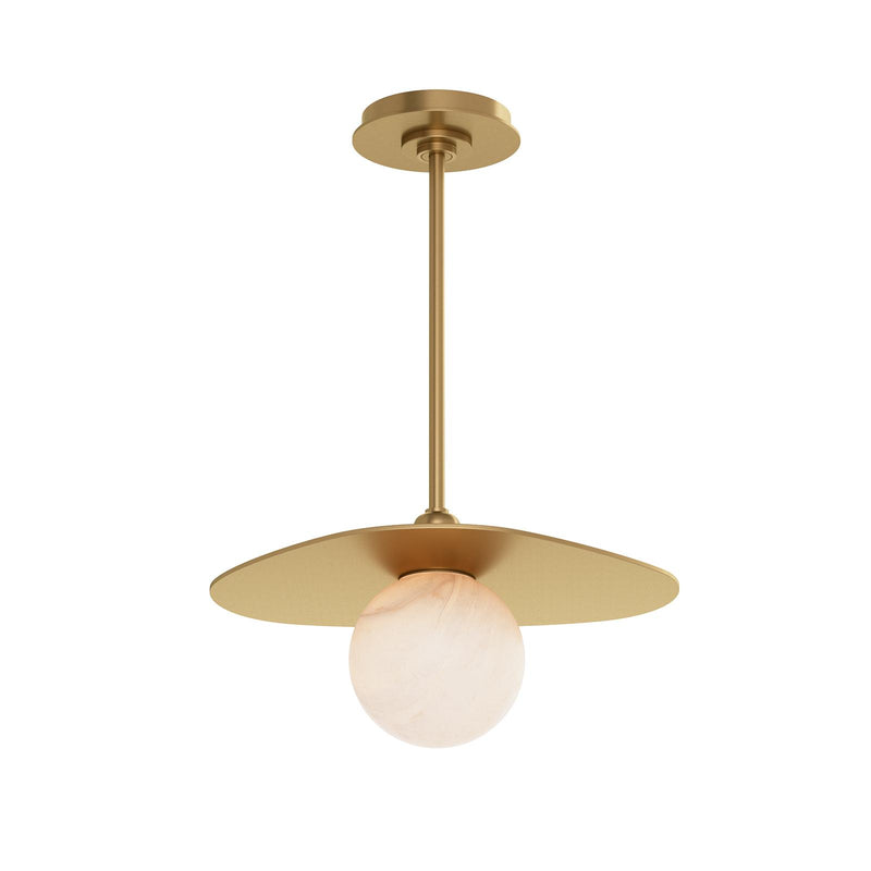 Rhoads Pendant - Natural Brass