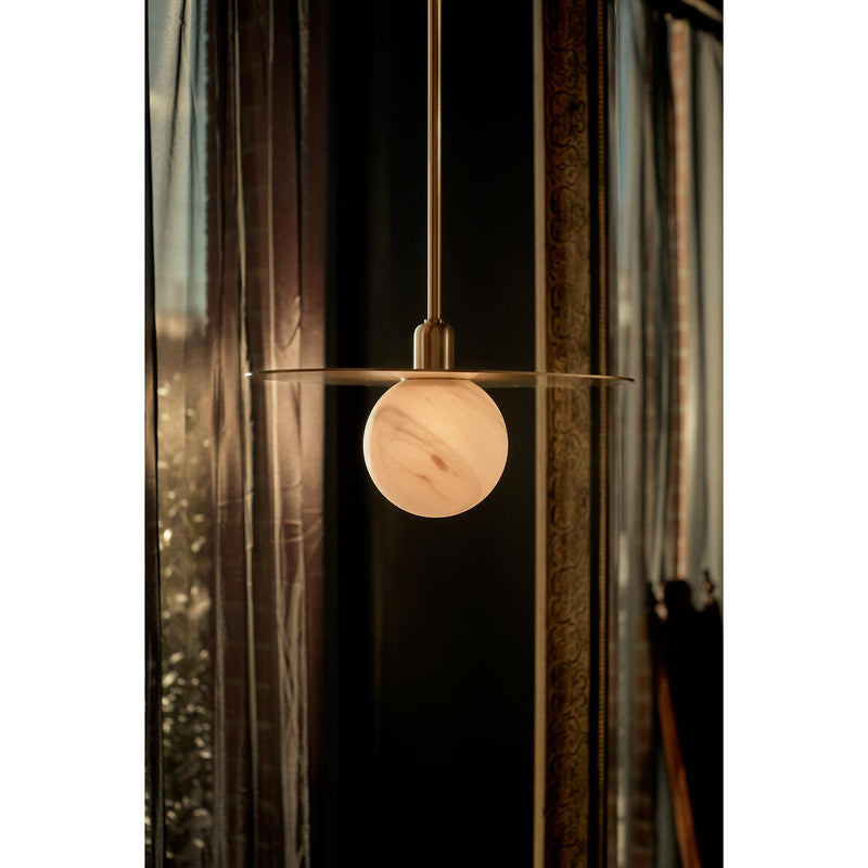 Rhoads Pendant - Natural Brass