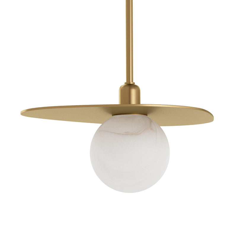 Rhoads Pendant - Natural Brass