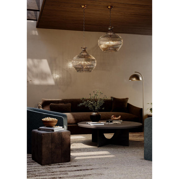 Cupola Metal Pendant - Brass