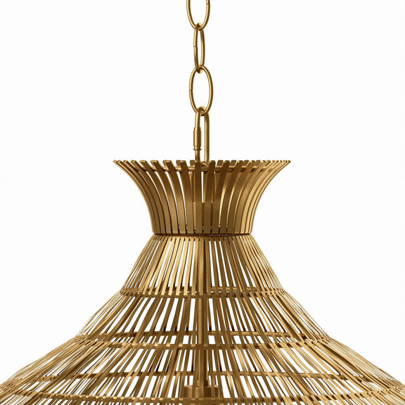 Cupola Metal Pendant - Brass