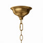 Cupola Metal Pendant - Brass