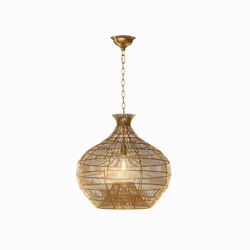 Cupola Metal Pendant - Brass