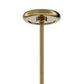 Gable Linear Chandelier - Antique Natural Brass & Russet Shade