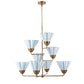 Veiller Chandelier - Mist Blue