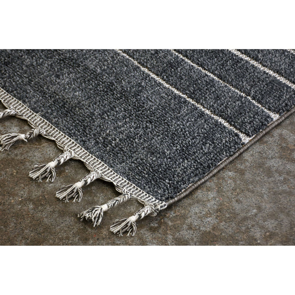 Ambrose Rug in Navy & Grey