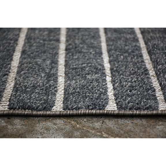 Ambrose Rug in Navy & Grey