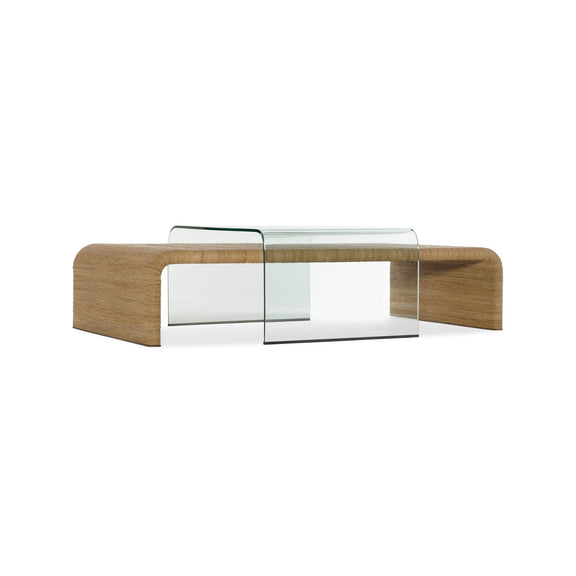 Amani Rope and Glass Cocktail Table