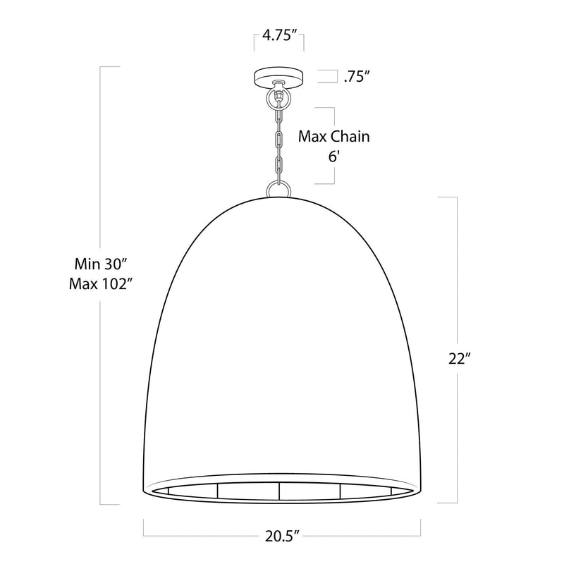 Beehive Outdoor Pendant