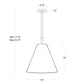 Bluff Outdoor Pendant - White