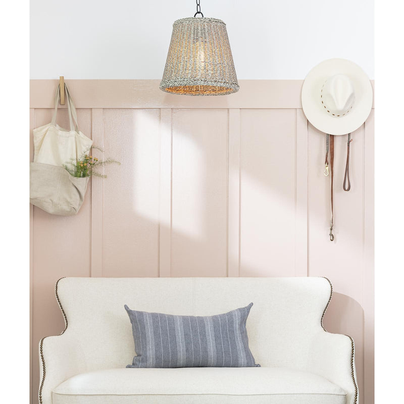 Augustine Outdoor Pendant Small - Weathered White