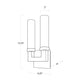 Montecito Outdoor Sconce Double