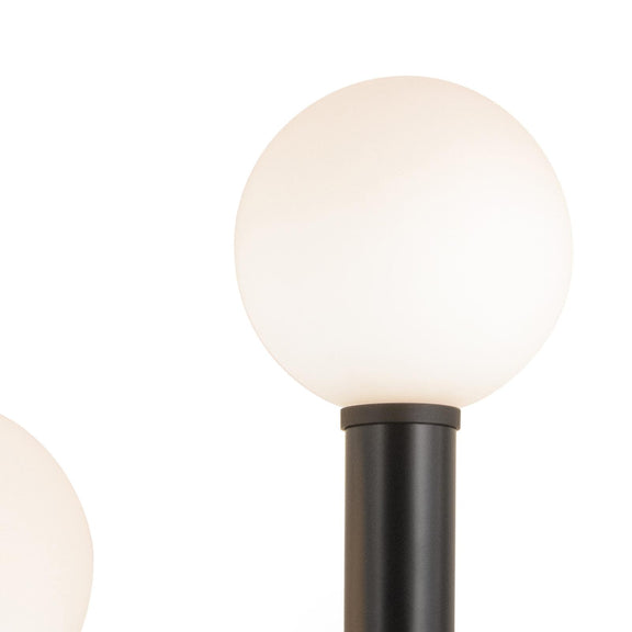 Happy Outdoor Sconce - Black / Left Facing