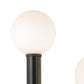 Happy Outdoor Sconce - Black / Right Facing