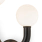 Happy Outdoor Sconce - Black / Right Facing
