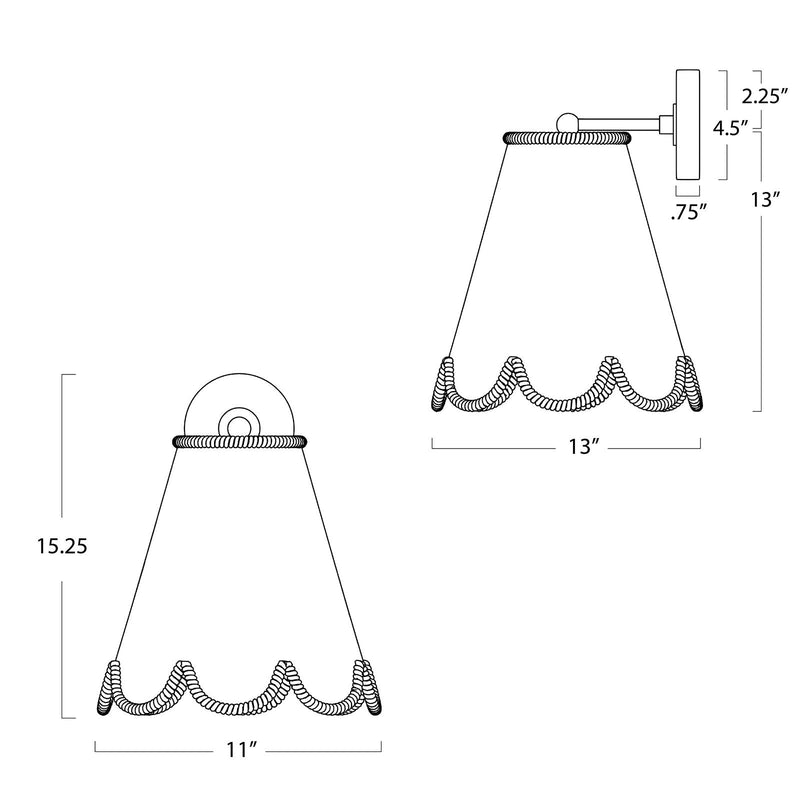 Summer Outdoor Hanging Sconce