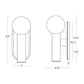 Dion Outdoor Sconce - Black