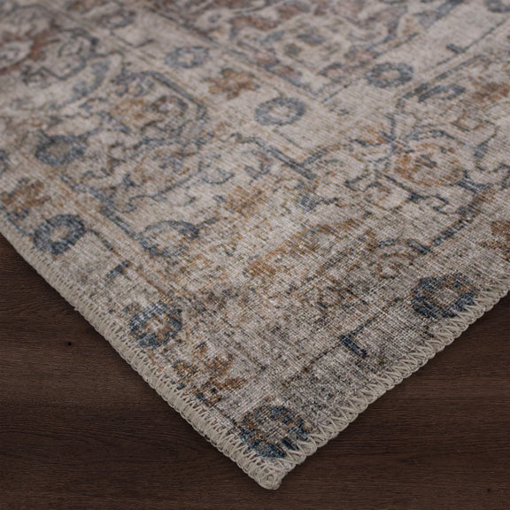 Chloe Rug in Red & Orange & Brown & Beige