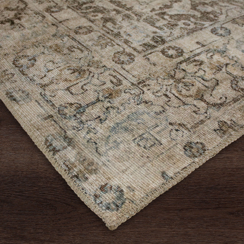 Chloe Rug in Brown & Beoge & Green