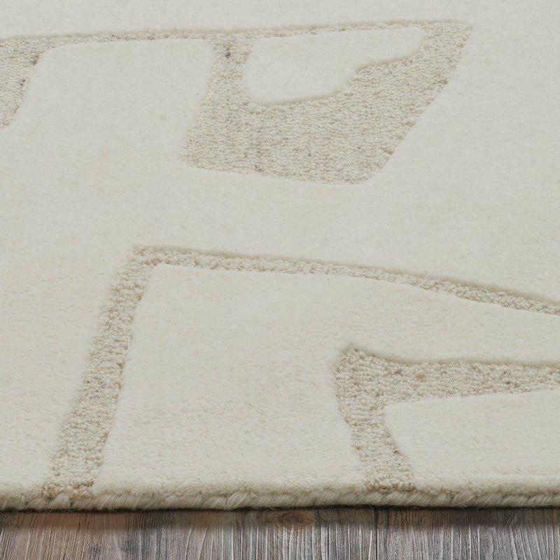 Cosmos Rug in White & Beige