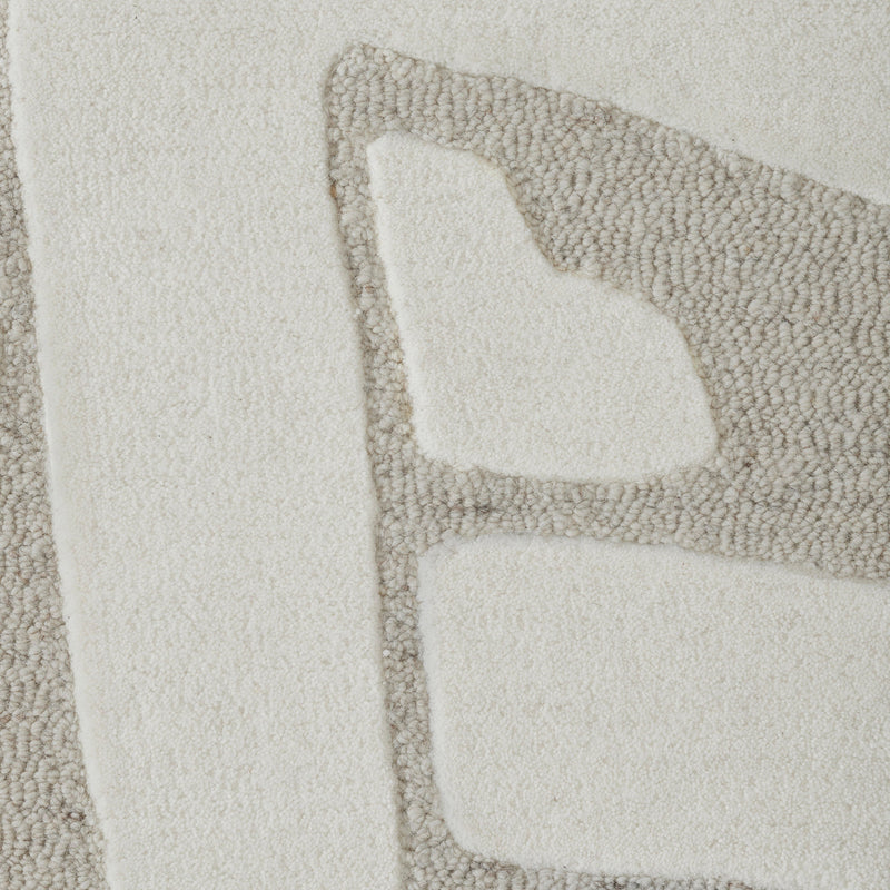 Cosmos Rug in White & Beige