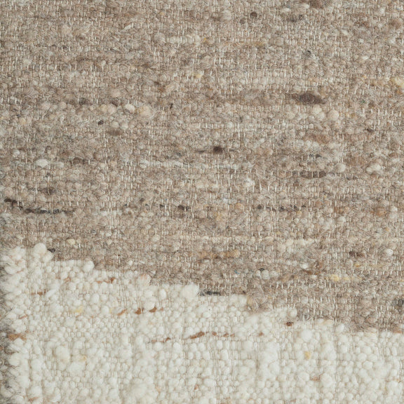 Grace Rug in Beige & Brown & White
