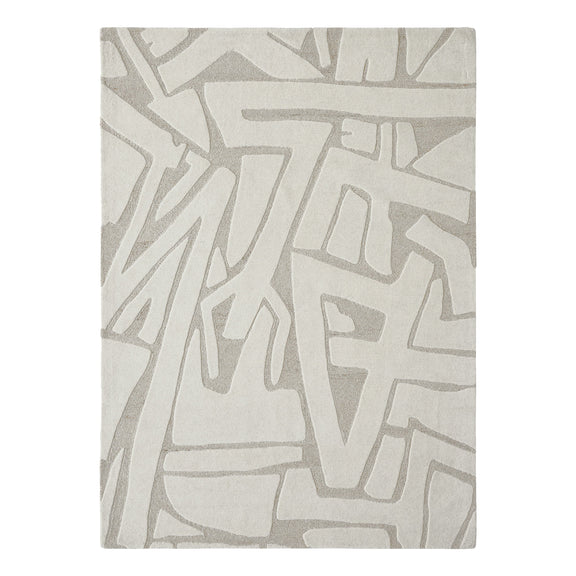 Cosmos Rug in White & Beige