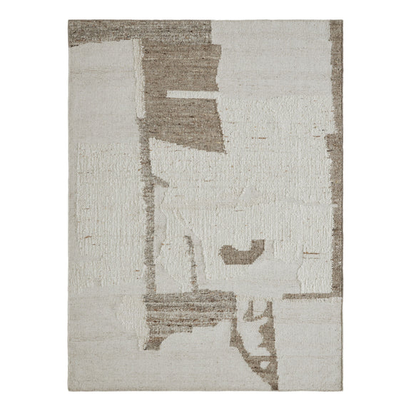Grace Rug in Beige & Brown & White