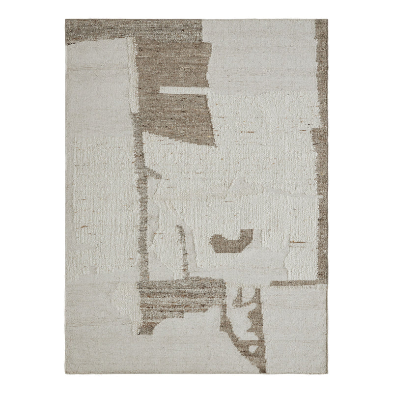 Grace Rug in Beige & Brown & White