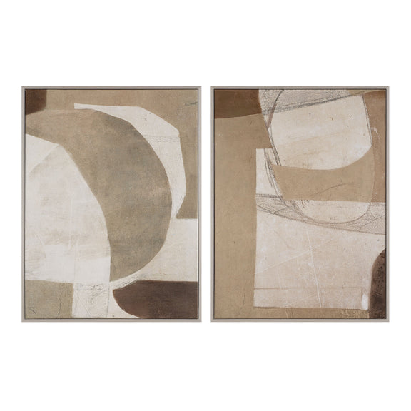 Alcea Canvas Art (Set of 2)