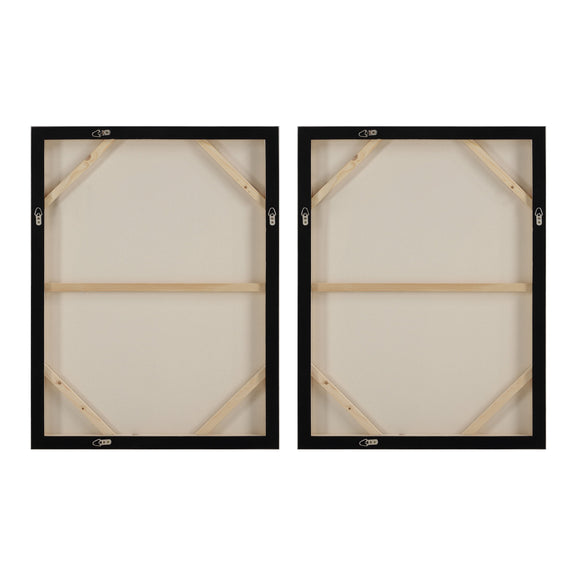 Alcea Canvas Art (Set of 2)