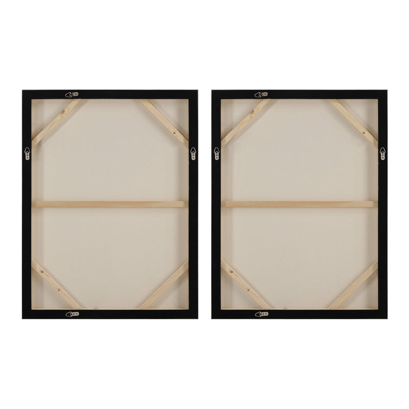Alcea Canvas Art (Set of 2)