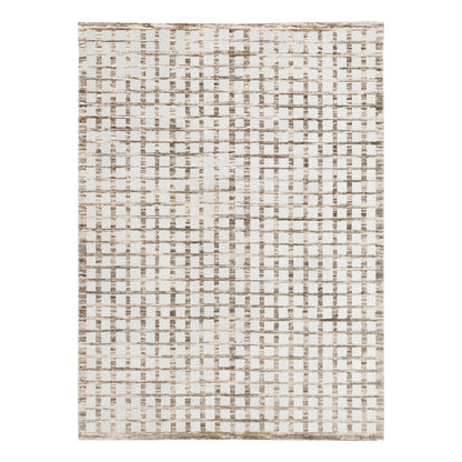 Aya Rug in Brown & Beige