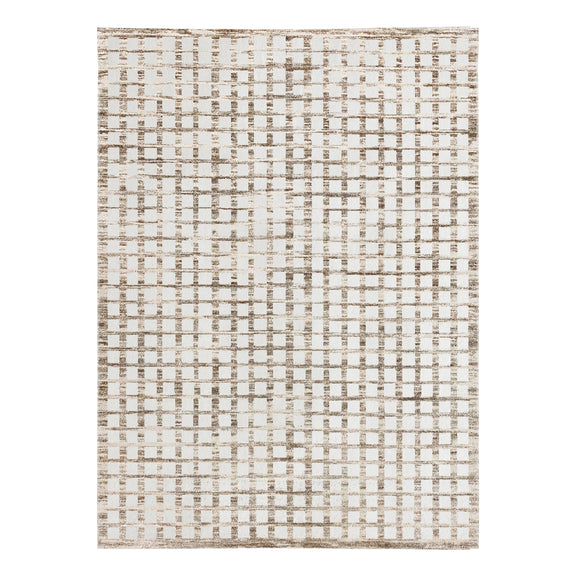 Aya Rug in Brown & Beige