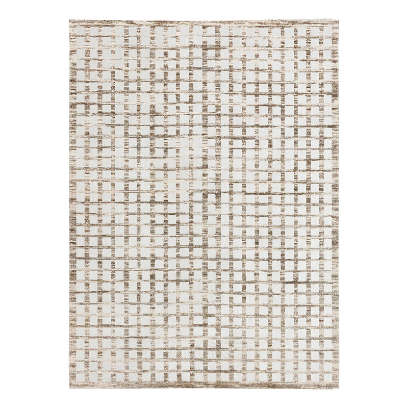 Aya Rug in Brown & Beige