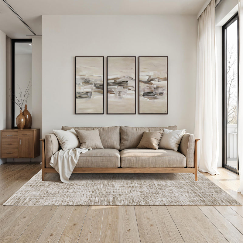 Blake Rug in Beige & Brown
