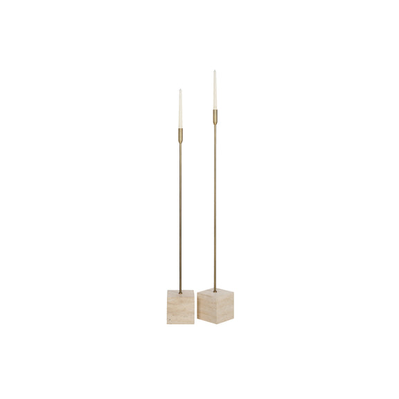 Chambers Floor Candle Holders (Set of 2)