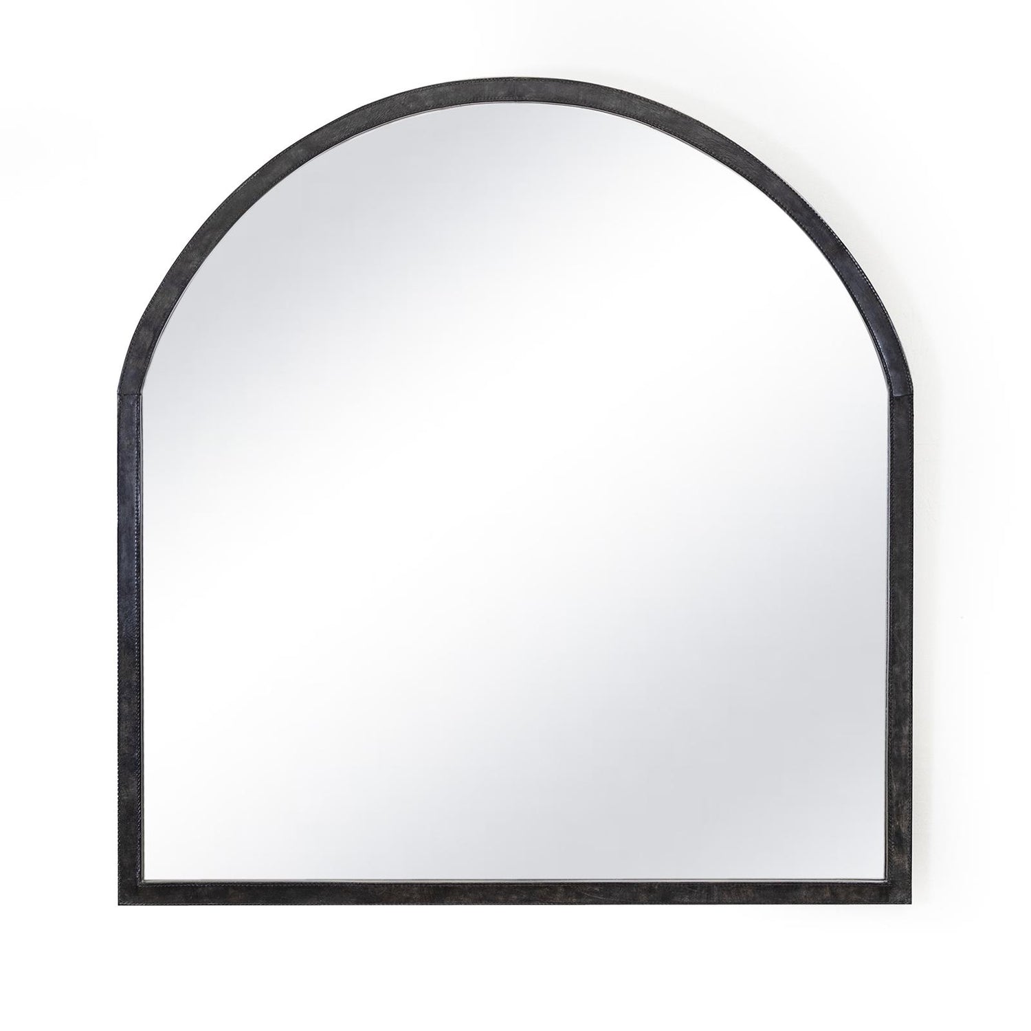 Knox Leather Mantle Mirror