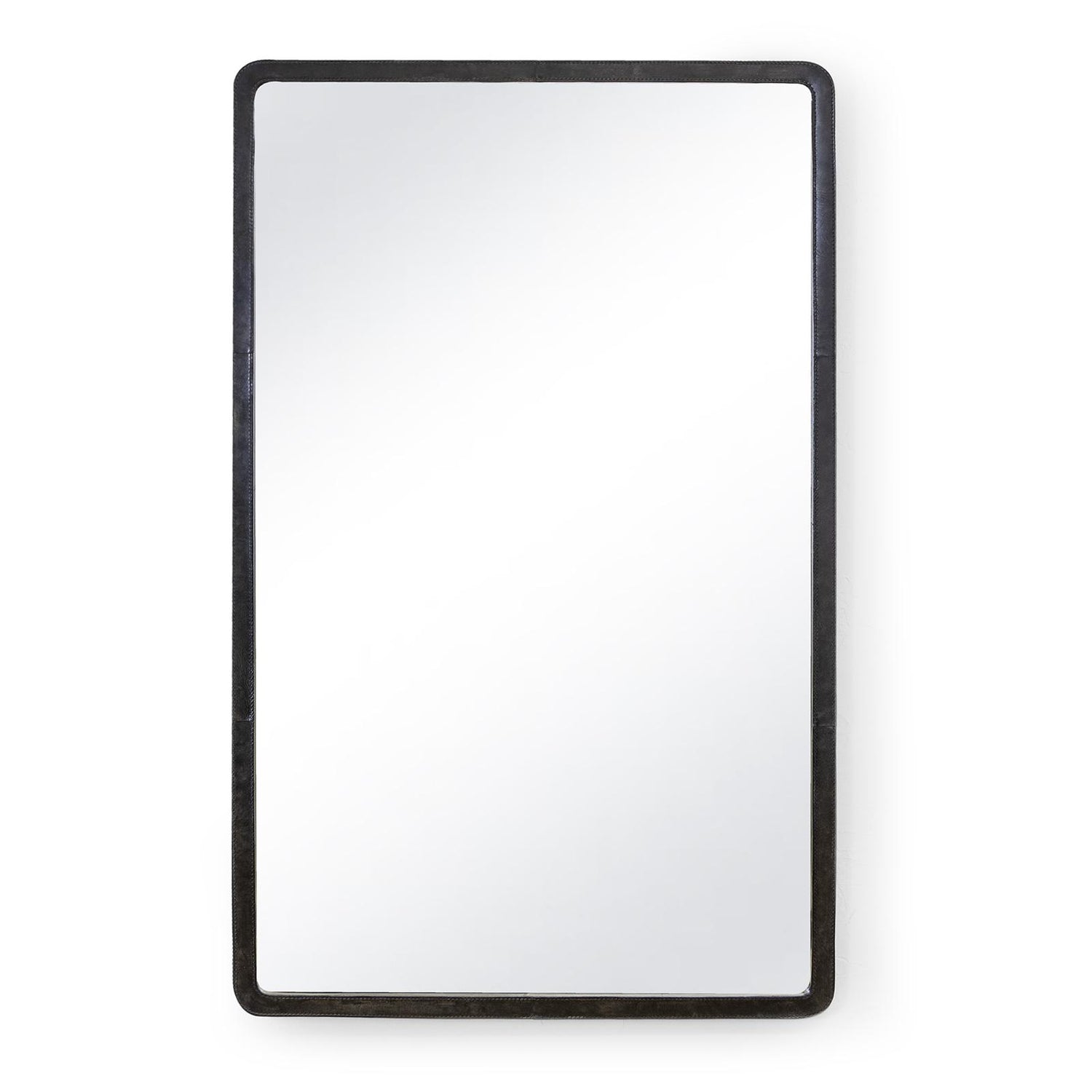 Knox Leather Rectangle Mirror