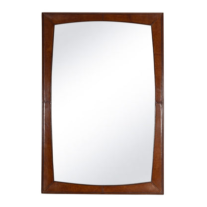 Estaban Leather Mirror Small