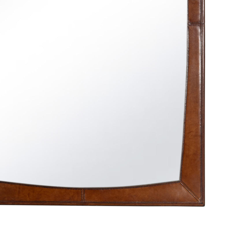 Estaban Leather Mirror Small