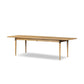 Harper Extension Dining Table - Fawn Oak