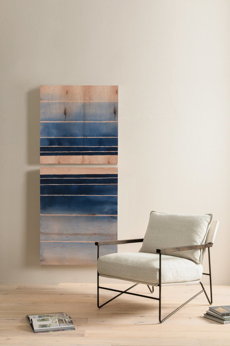Deep End Diptych by Jess Engle - Maple Box