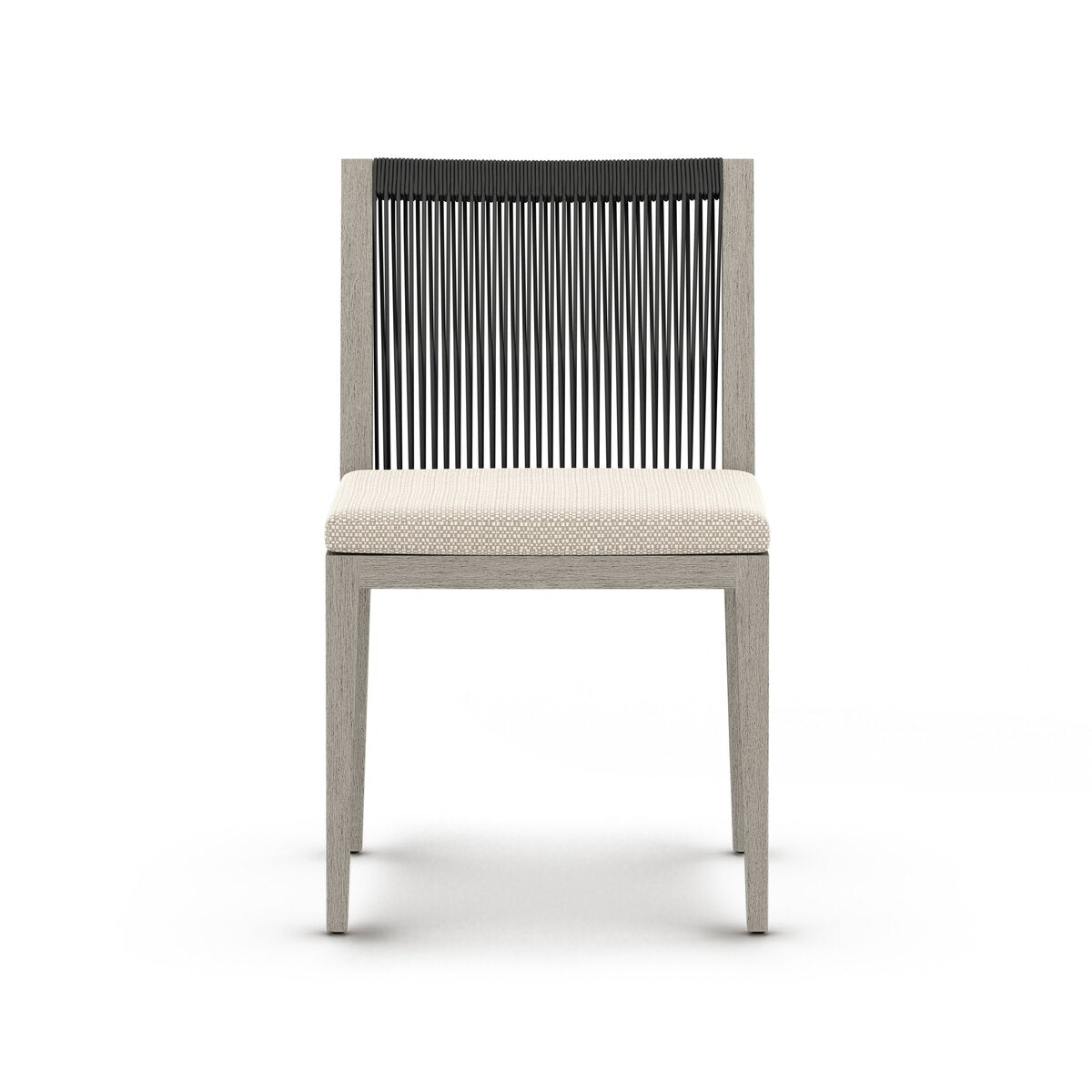 Sherwood Outdoor Dining Chair, Weathered Grey - Faye Sand