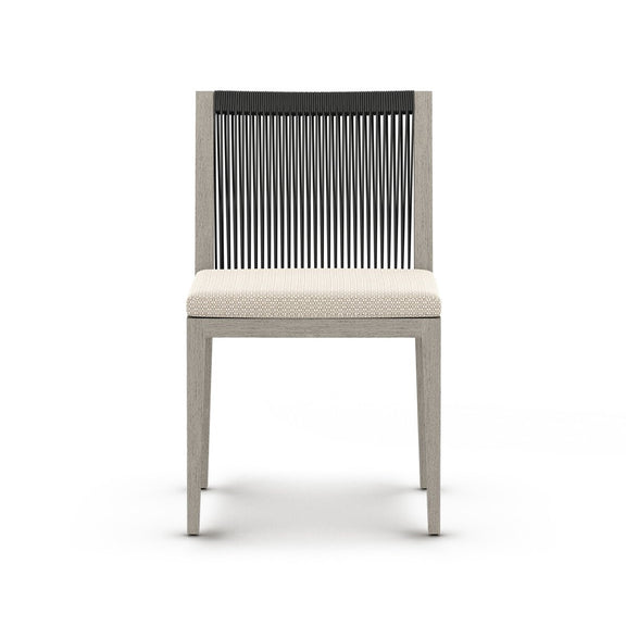 Sherwood Outdoor Dining Chair, Weathered Grey - Faye Sand