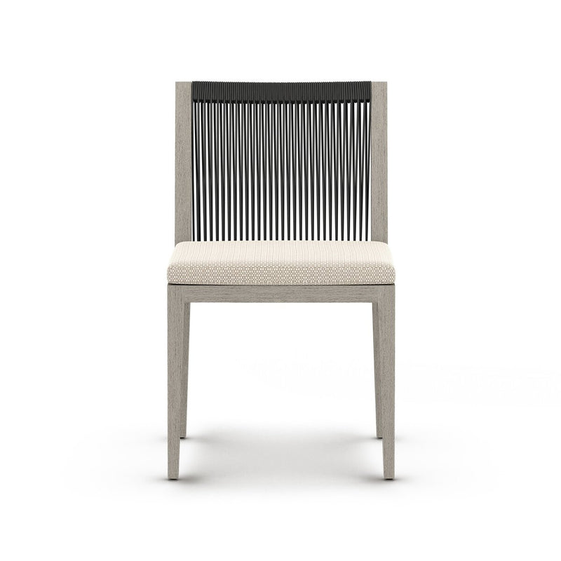 Sherwood Outdoor Dining Chair, Weathered Grey - Faye Sand
