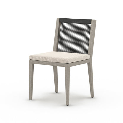 Sherwood Outdoor Dining Chair, Weathered Grey - Faye Sand