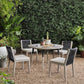 Sherwood Outdoor Dining Chair, Weathered Grey - Faye Sand