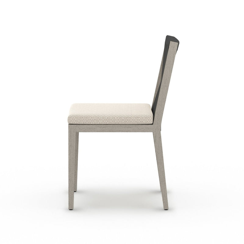 Sherwood Outdoor Dining Chair, Weathered Grey - Faye Sand